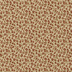 Bedruckte Baumwolle KARLI Beige / Khaki